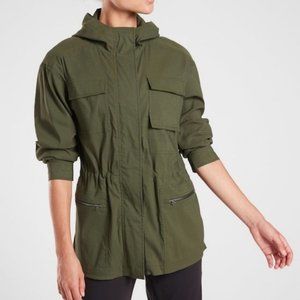 Athleta Outpost Jacket, Olive Green, Size Large